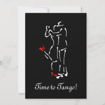 Bailarinas de tango (zapatos rojos) con texto de P