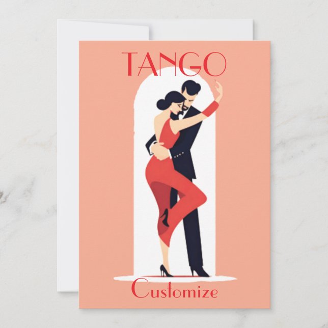 Invitación Bailarines de tango Thunder_Cove (Anverso)