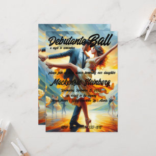 Invitación Baile de Debutante Cotillón Salón de Baile