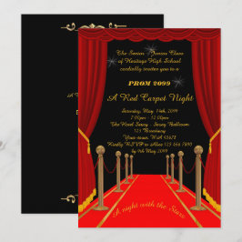 Invitación Baile de fin de curso Mayor-Menor, estilo de