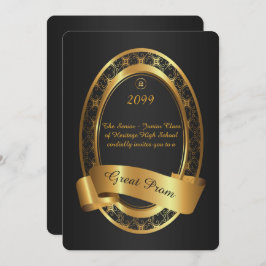 Invitación Baile de fin de curso Mayor-Menor, gran baile de