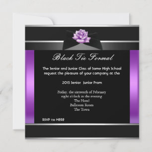 Invitación Baile de graduación de la escuela secundaria Forma