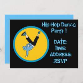 Invitación Baile de Hip Hop