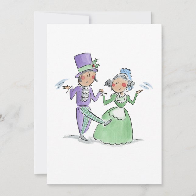 Invitación Baile de navidades (Anverso)