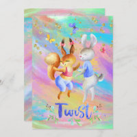 Baile de salón de baile para animales de la selva 