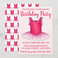Baile Rosa Ballerina Tutu Ballet Fiesta de Cumplea