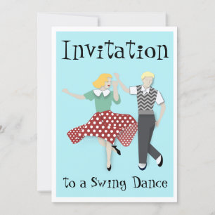 Invitación Baile Swing
