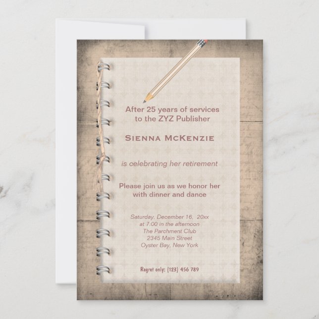 Invitación Baja de Nota de Bloqueo (Anverso)