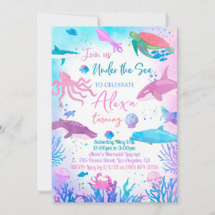 Invitación Bajo el mar