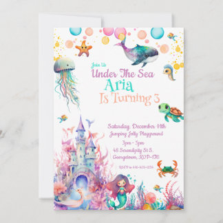 Invitación Bajo el mar