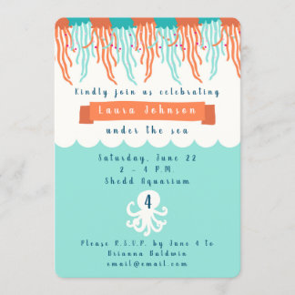 Invitación Bajo el mar