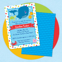 Bajo el mar Criaturas del océano de ballenas Baby