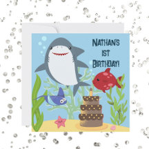 Bajo el mar los tiburones fiestas de primer cumple
