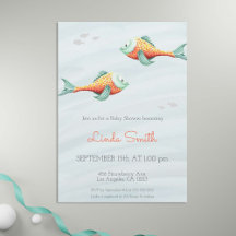 Bajo el mar, pescado fresco Neutral Twin Baby Show