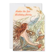 Bajo la Fiesta del Cumpleaños de la Sirena de Mar