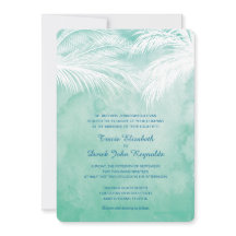 Bajo las palmeras | Boda de acuarela