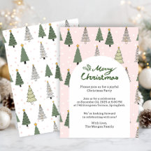 Bajo los árboles nevados – Fiesta de Navidad
