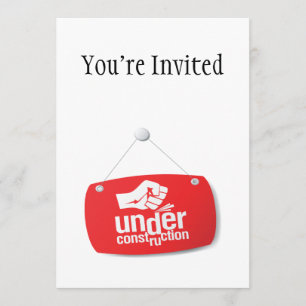 Invitación Bajo Rótulo de la libra del puño de la