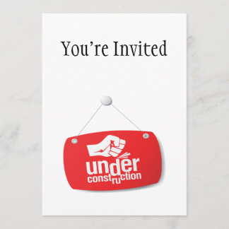 Invitación Bajo Rótulo de la libra del puño de la