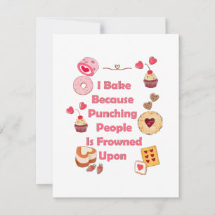 Invitación Bake Porque Golpear A La Gente Está Fruncido