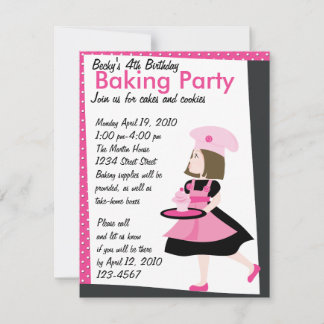 Invitación Baking Cutie