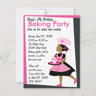 Invitación Baking Cutie