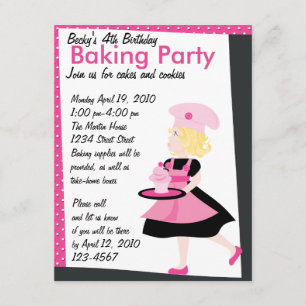 Invitación Baking Cutie