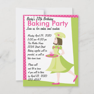 Invitación Baking Cutie