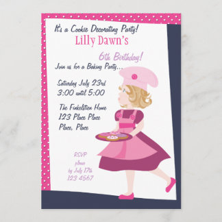 Invitación Baking Cutie