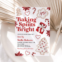Baking Spirit Navidades brillantes Cookie Exchange