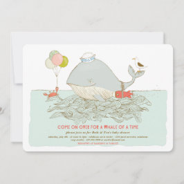 Invitación Ballenas de un tiempo Fiesta de la piscina de vera