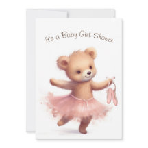 Ballerina Bear Baby Shower