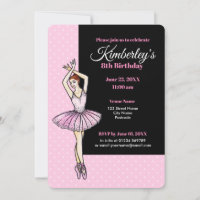 Ballerina con vestido rosa y zapatillas Pointe