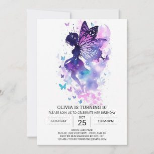 Invitación Ballerina Dreams Fairy Tale Cumpleaños