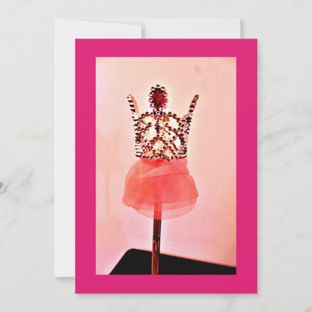 Invitación Ballerina Wand (Anverso)