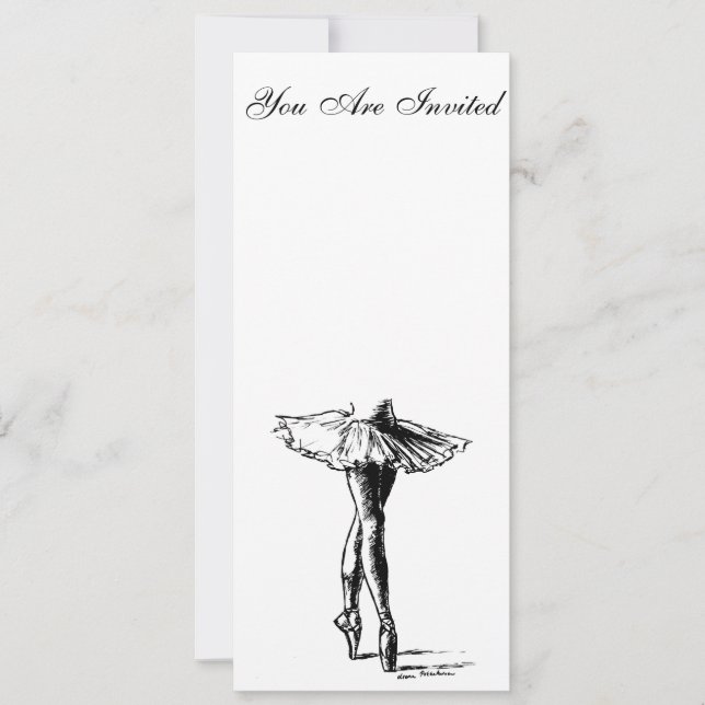 Invitación  Ballet (Anverso)