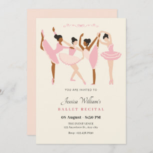 Invitación Ballet Ballerina recital