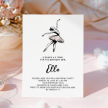 Ballet Dance y Twirl, baile Ballerina Cumpleaños