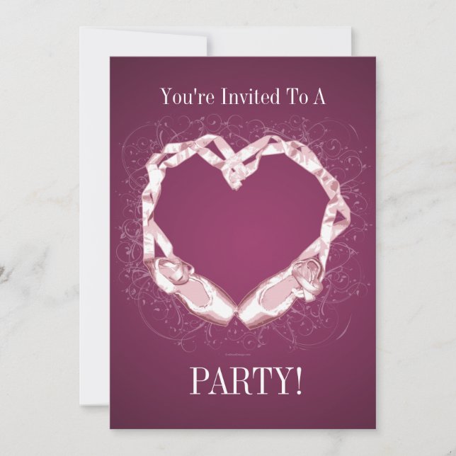 Invitación Ballet de amor (Anverso)