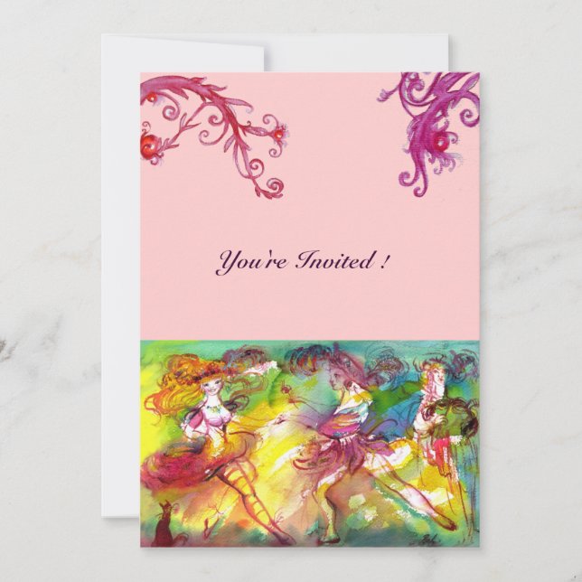 Invitación BALLET DE CARNAVAL / Mascarada Veneciana, Música d (Anverso)