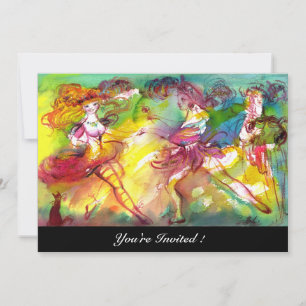 Invitación BALLET DE CARNAVAL / Mascarada Veneciana, Música d