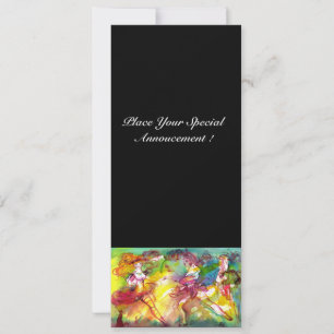 Invitación BALLET DE CARNIVAL / Máscara veneciana, música de