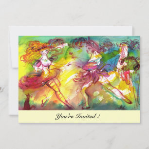 Invitación BALLET DE CARNIVAL / Mascarada Veneciana, Música d