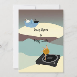 Invitación Ballet de Gracia Eterna de Amor y Boda a la Luz de