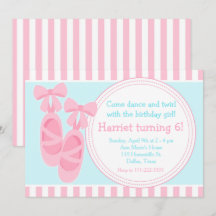 Ballet Slippers Ballerina Fiesta de cumpleaños