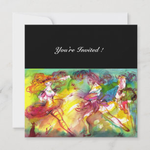 Invitación BALLETA DE CARNAVAL / Mascarada veneciana, música 