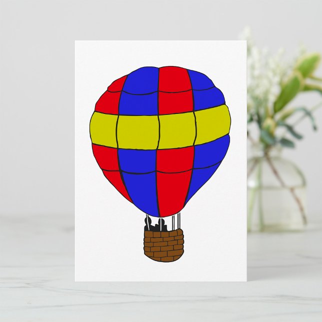 Invitación Balón de aire caliente (Subido por el creador)