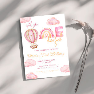Invitación Balón de aire caliente no es maravilloso primer cu