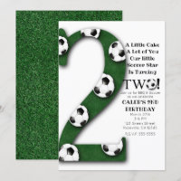 Balón de Fútbol DOS 2 2do Cumpleaños Fiesta