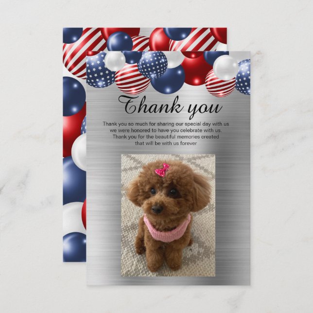 INVITACIÓN BALÓN PATRIÓTICO DE PLATA GRACIAS  (Anverso / Reverso)